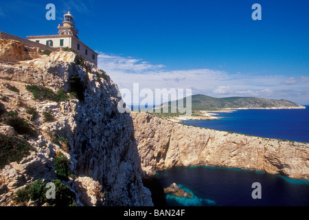 Phare de l'île Palagruza Dalmatie Croatie Banque D'Images