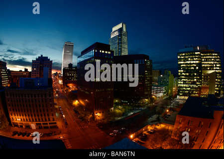 Omaha Nebraska skyline Banque D'Images