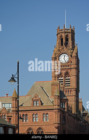 L'hôtel de ville, rue Duke, Barrow-in-Furness, Cumbria, Angleterre, Royaume-Uni, Europe. Banque D'Images