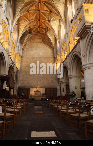 Abbaye de Malmesbury, église St Pierre et St Paul, Malmesbury, Wiltshire, Royaume-Uni Banque D'Images