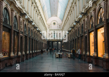 Des galeries royales Saint Hubert Brabant Bruxelles Belgique Banque D'Images