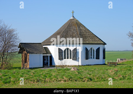 Chapelle, Vitt, Ruegen Island, Western-Pomerania Mecklenburg, Allemagne du Nord Banque D'Images