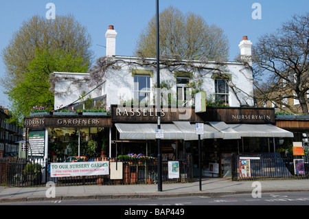 C Rassells Garden Center à Earls Court Road Kensington Londres W8 Banque D'Images