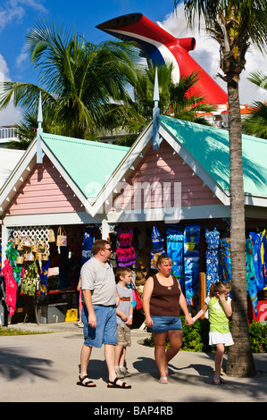 Terminal de croisière de Port Lucaya Marketplace et Grand Bahama Bahamas Banque D'Images