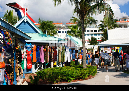 Terminal de croisière de Port Lucaya Marketplace et Grand Bahama Bahamas Banque D'Images