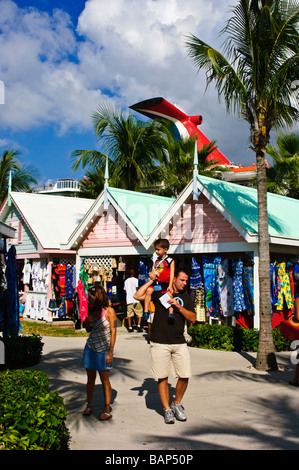 Terminal de croisière de Port Lucaya Marketplace et Grand Bahama Bahamas Banque D'Images