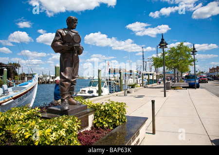 Tampa Florida USA port grec traditionnel de l'industrie d'éponge Banque D'Images