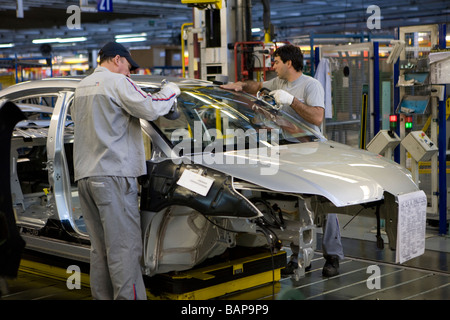 Peugeot - Citroën la fabrication et le montage usine automobile à Buenos Aires, Argentine Banque D'Images