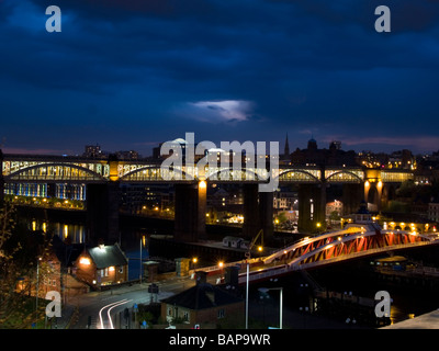 Ponts sur la Tyne Banque D'Images