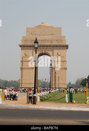 La porte de l'Inde a été construit pour les soldats indiens qui sont morts dans la Première Guerre mondiale et les guerres afghanes Banque D'Images