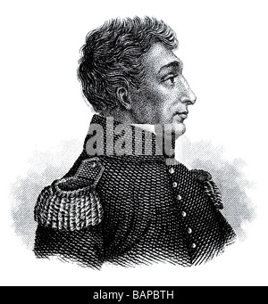 Gilbert du Motier, marquis de Lafayette, de la Fayette Banque D'Images