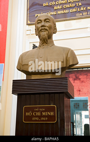 Buste de Ho Chi Minh, Vietnam. Banque D'Images