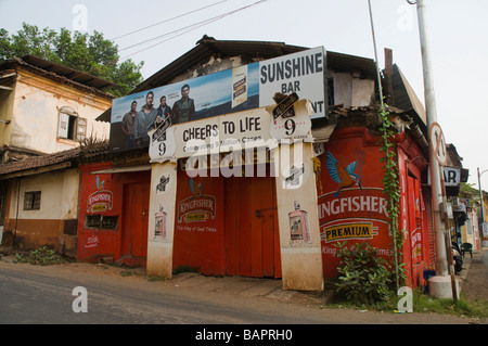 Dans la rue, Nord de Goa Panaji Banque D'Images