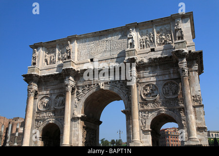 Italie Lazio Rome arc de Constantin Banque D'Images