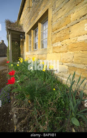 Lower Slaughter village des Cotswolds gloucestershire les Midlands England uk Banque D'Images