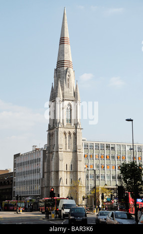 La congrégation Christ Church London Lambeth Banque D'Images