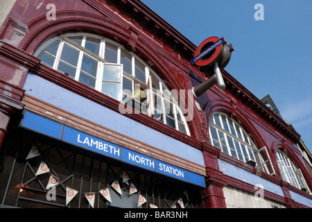 La station de métro Lambeth North London Lambeth Banque D'Images