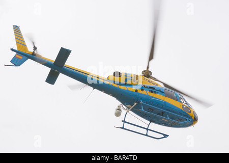 Contrôle du trafic espagnol hélicoptère décoller Banque D'Images