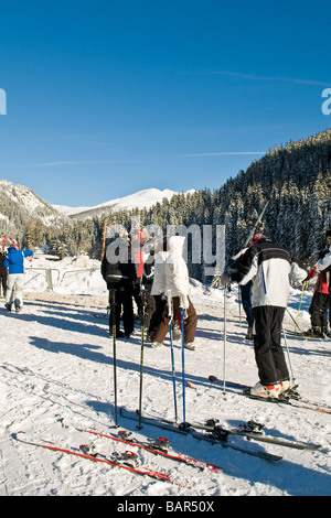 Arabba Livinallongo de Col di Lana province de Belluno, Italie Banque D'Images