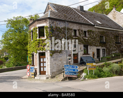 Accueil la cité médiévale typique Durbuy Durbuy est la plus petite ville de Belgique Banque D'Images