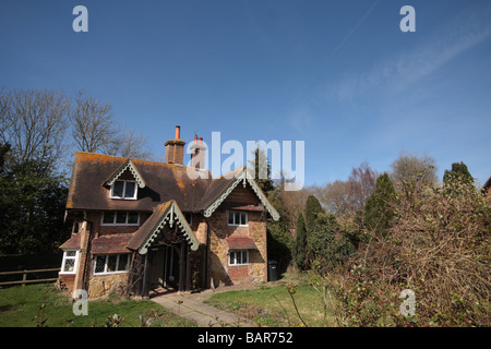 Un chalet dans le village de près de Dorking, Surrey Ockley Banque D'Images