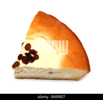 Remplissage de tarte aux pommes isolated on white Banque D'Images