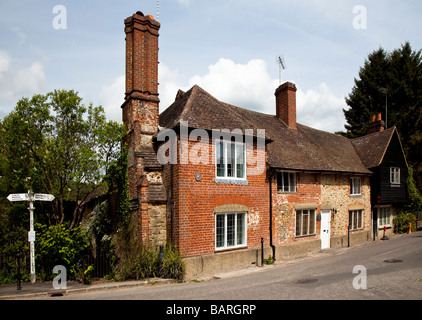 Bâtiment intéressant dans Shere village, Surrey Banque D'Images