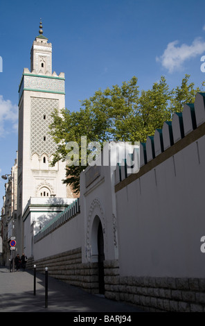 La mosquée Abou Bakr la Mosquée de Paris, France Banque D'Images