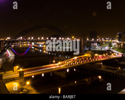 Ponts sur la Tyne Banque D'Images
