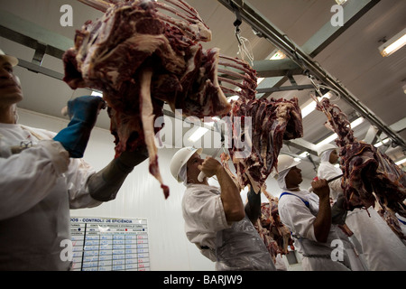 Abattoir, exportation de viande, État de Mato Grosso Amazone Brésil Banque D'Images