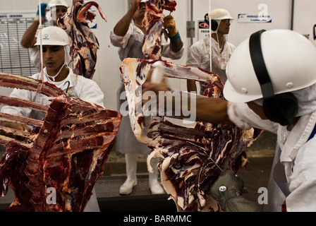 Facilité d'exportation de viande de l'abattoir de l'État du Mato Grosso au Brésil Amazon Banque D'Images