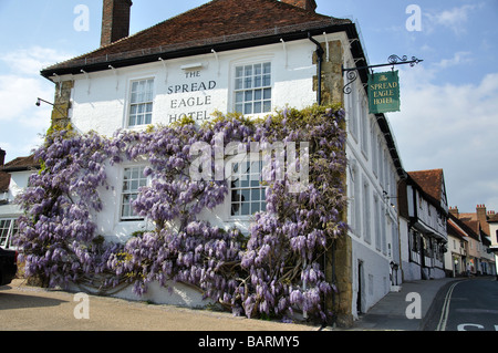 Spread Eagle Hotel, South Street, Midhurst, West Sussex, Angleterre, Royaume-Uni Banque D'Images