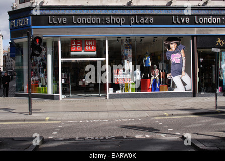 Vivre Londres boutique Oxford Street Londres Mai 2009 Banque D'Images