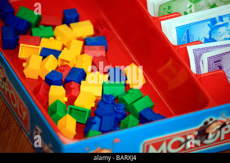 Jeu de Monopoly Banque D'Images