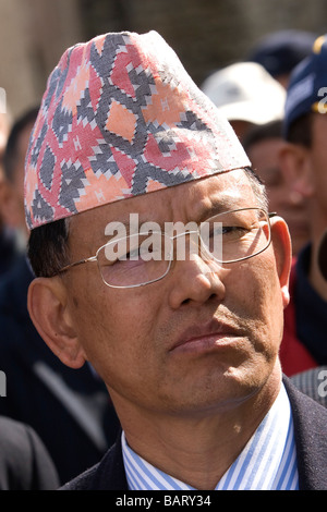 Vétéran Gurkha à Londres Banque D'Images