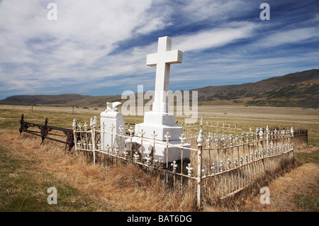 Cimetière de Nevis Nevis Valley Central Otago ile sud Nouvelle Zelande Banque D'Images