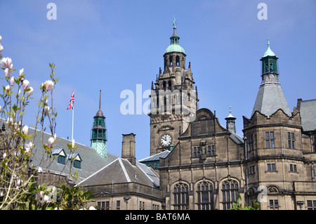 Hôtel de ville de Sheffield, Millennium Square, Sheffield, South Yorkshire, Angleterre, Royaume-Uni Banque D'Images