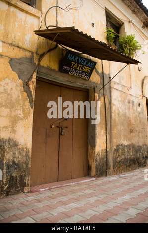 Dans l'architecture, Nord de Goa Panaji Banque D'Images