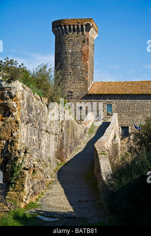 Abadia pont dans le parc archéologique de Vulci - Italie Banque D'Images