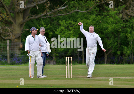 Cookhill au cricket Village, Worcestershire, Angleterre, RU Banque D'Images