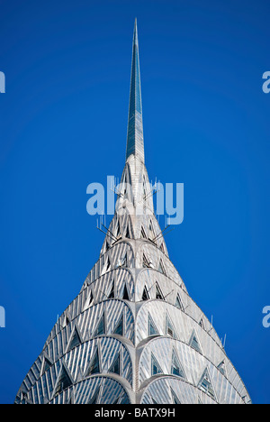 USA, New York, New York City, haut de Chrysler Building Banque D'Images