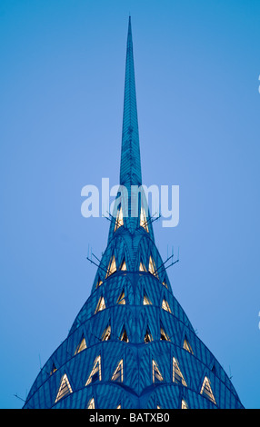 USA, New York, New York City, haut de Chrysler Building Banque D'Images
