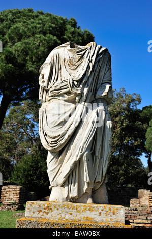 Ostia Antica, Province de Rome, Latium, Italie Banque D'Images