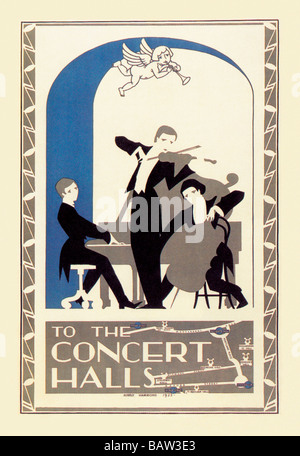 Pour les salles de concert Banque D'Images