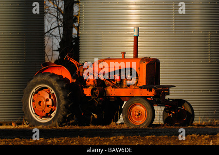 Tracteur agricole 09379 Banque D'Images