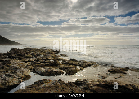 Station le long de la Great Ocean Road Banque D'Images