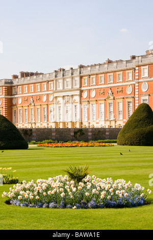 La grande fontaine Jardin Hampton Court Palace Hampton Court Londres Angleterre Banque D'Images