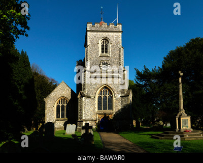 L'église paroissiale de St Peter Walton on the Hill Surrey England Banque D'Images