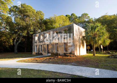 Horton House Historic District - Jekyll Island, Géorgie Banque D'Images