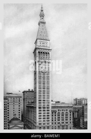 Metropolitan Life Insurance Tower,1911 Banque D'Images